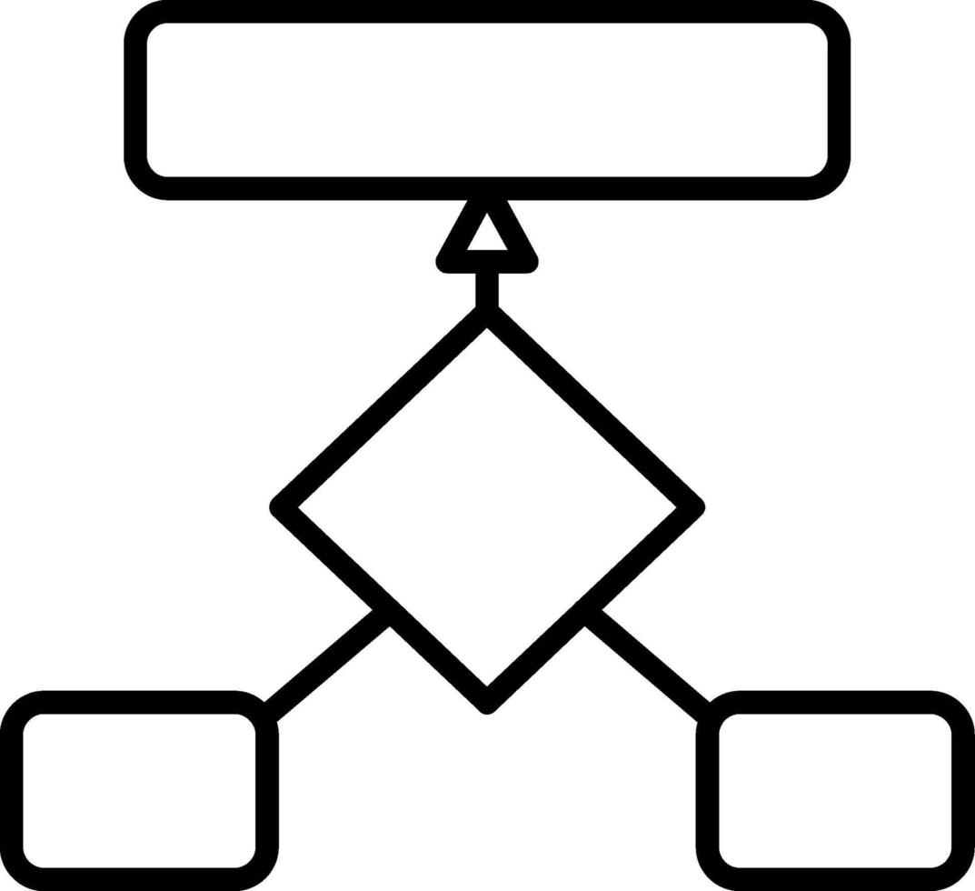 Generalization Line Icon Design Element vector