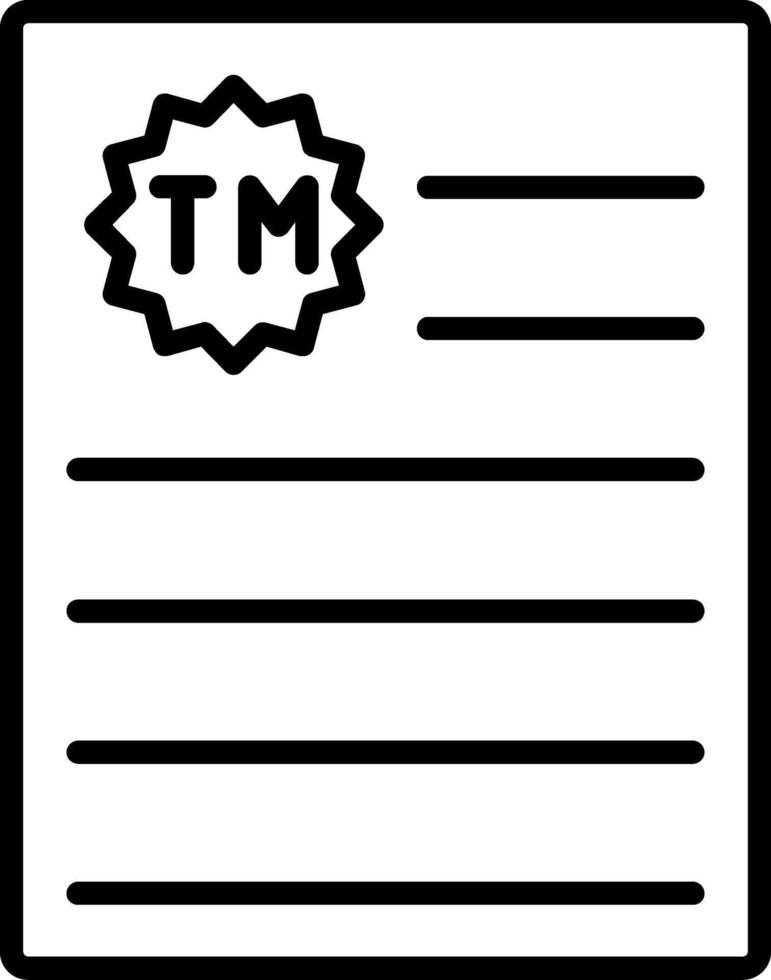 Trademark Icon Desing Element vector