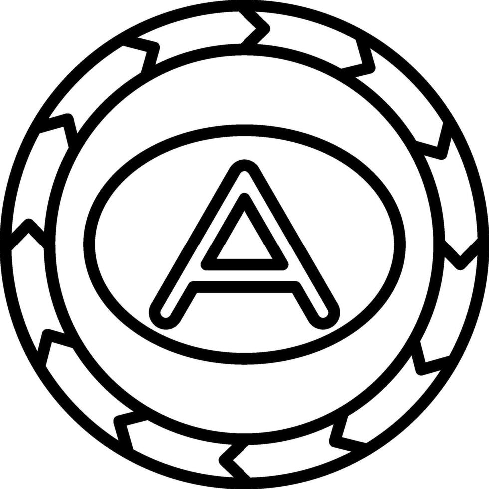Attribute Line Icon Design Element vector