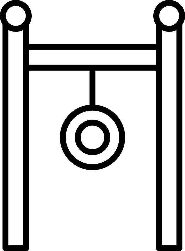 Playground Line Icon Design Element vector