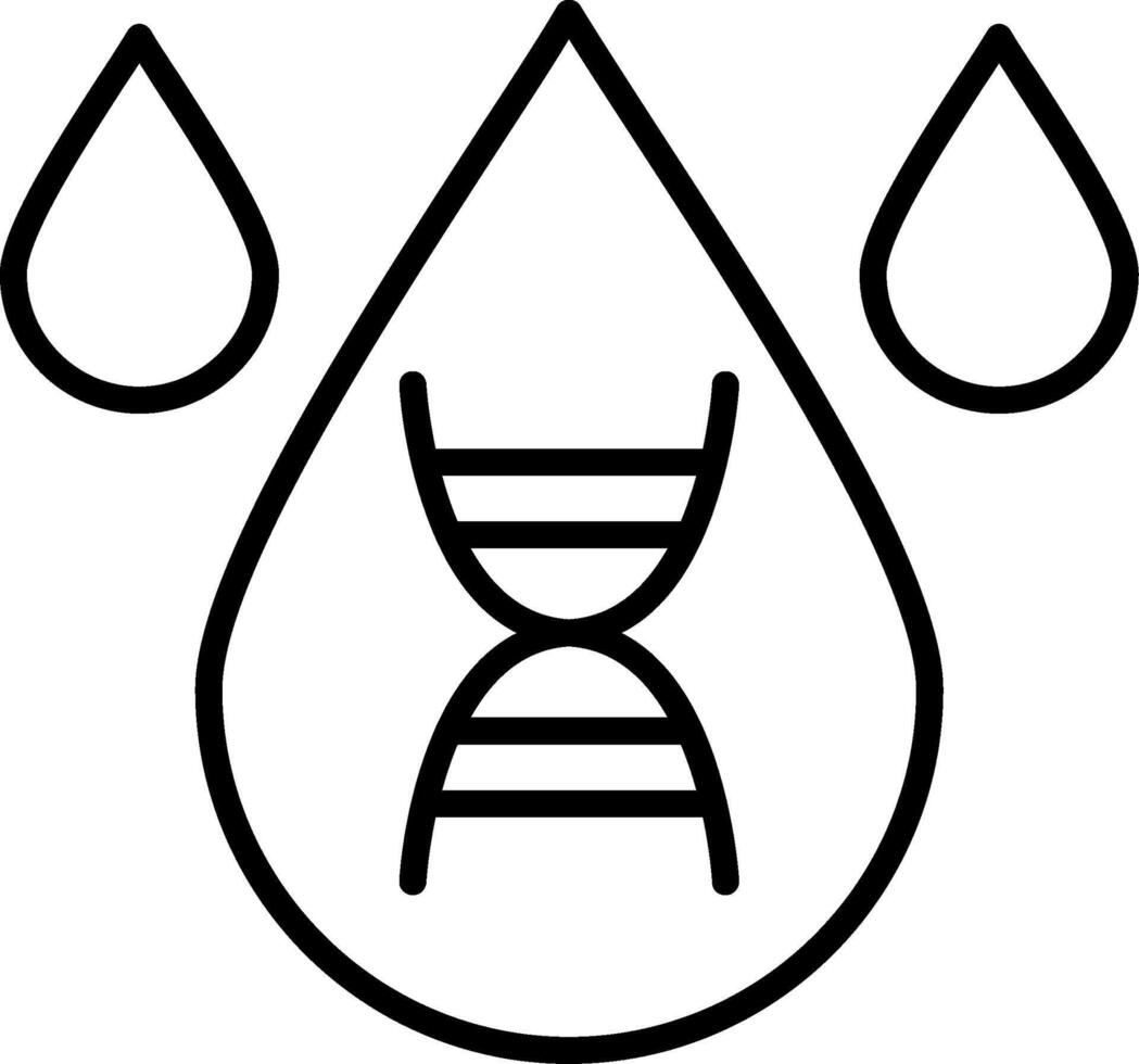 Blood Line Icon Design Element vector