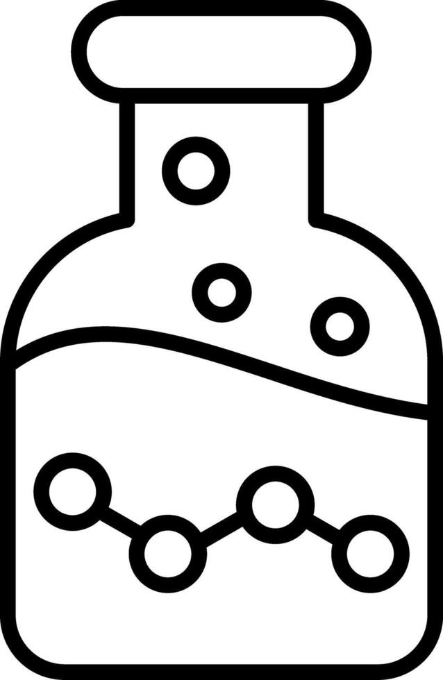 Chemical Line Icon Design Element vector