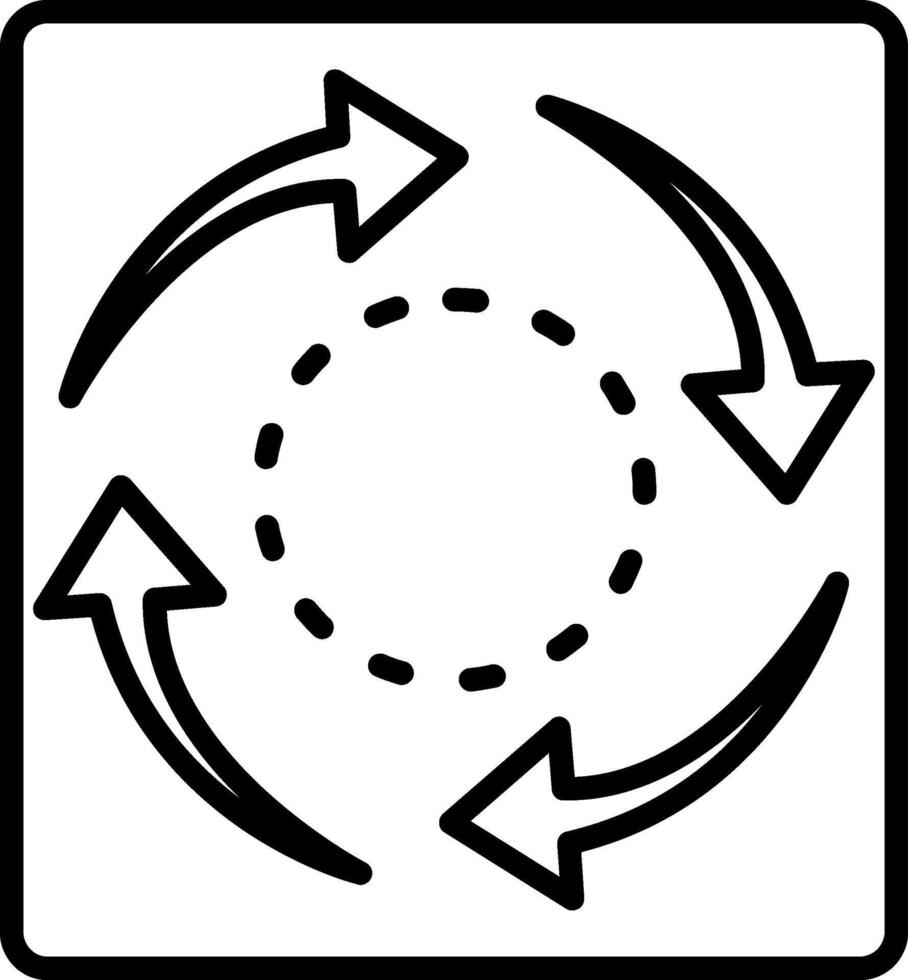 Arrow Graphic Line Icon Design Element vector