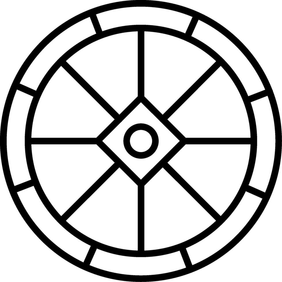 Diaphragm Line Icon Design Element vector