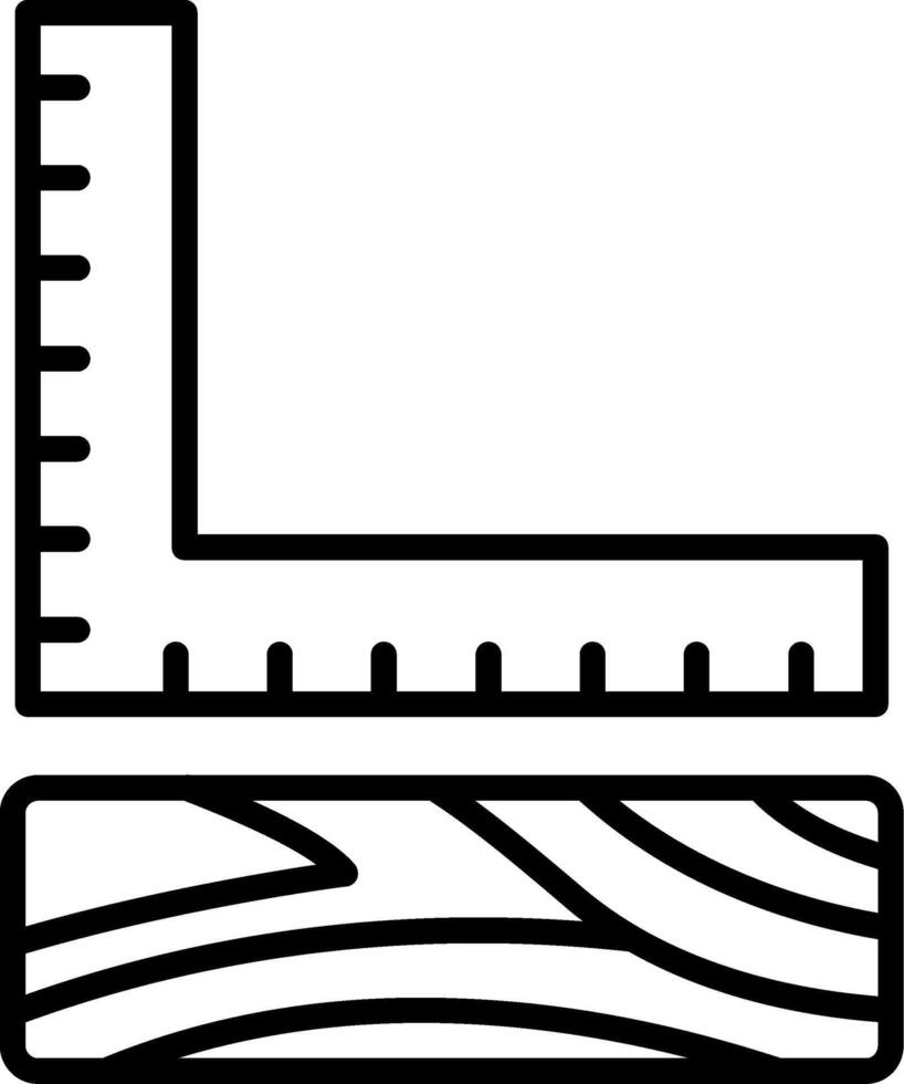 Ruler Line Icon Design Element vector
