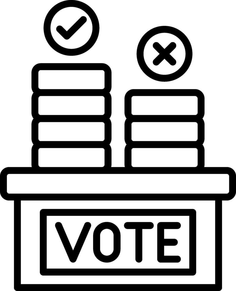 Recount Line Icon Design Element vector