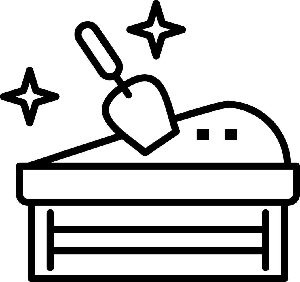 Sandbox Line Icon Design Element vector