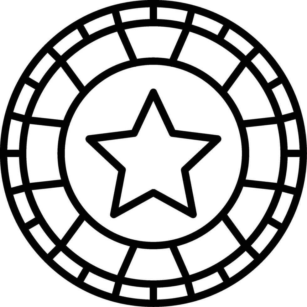 Casino Line Icon Design Element vector