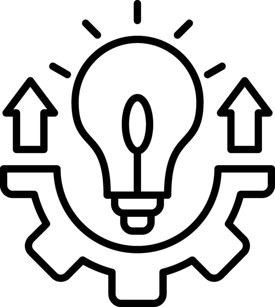 Development Line Icon vector