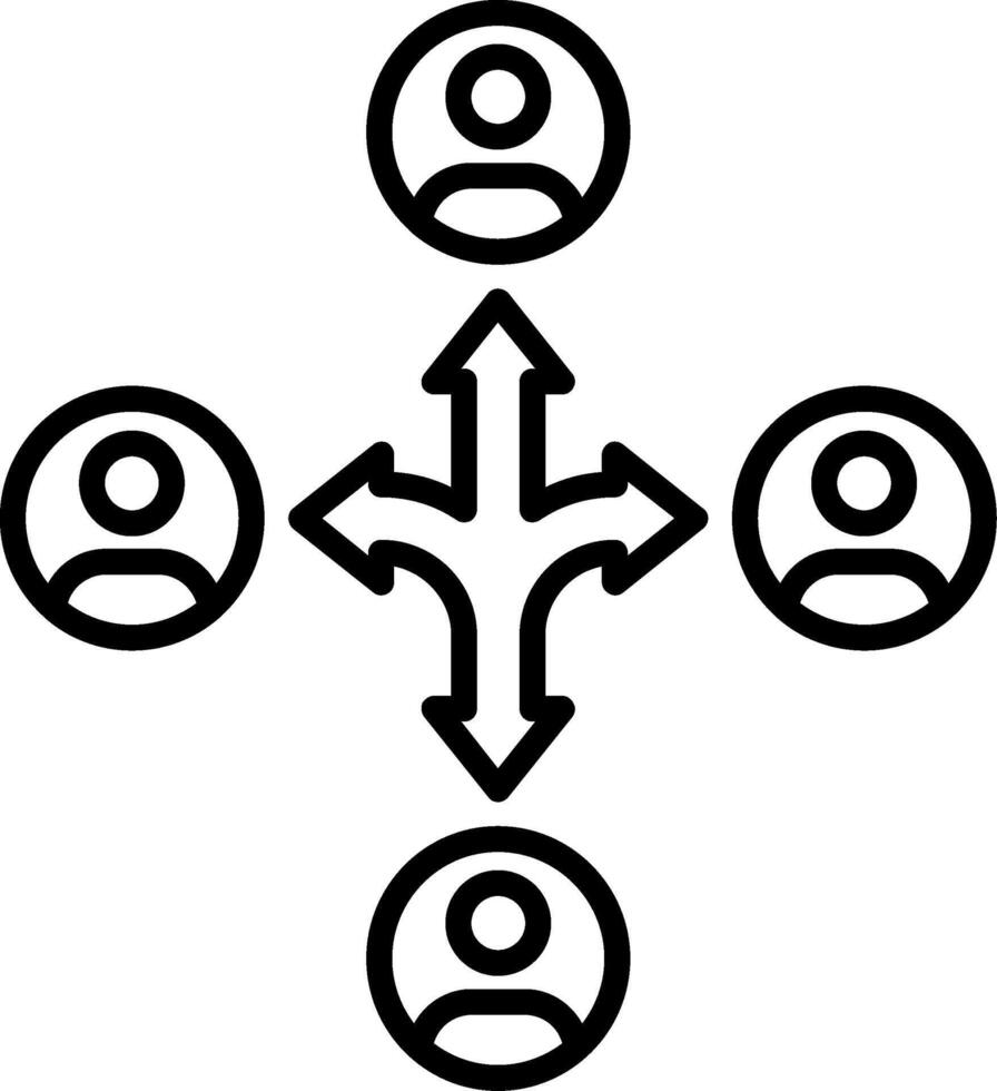 Flexibility Line Icon vector