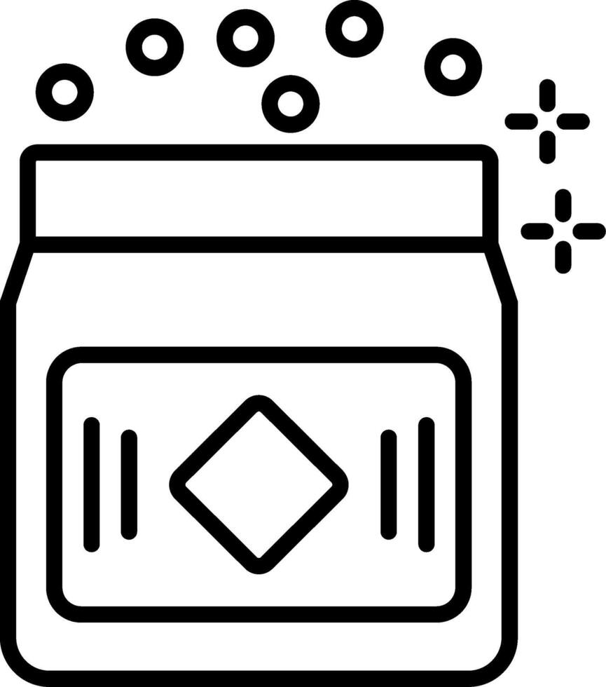Glitter Line Icon vector