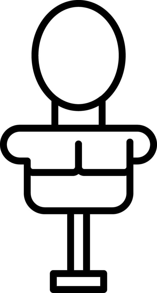 Dummy Line Icon vector