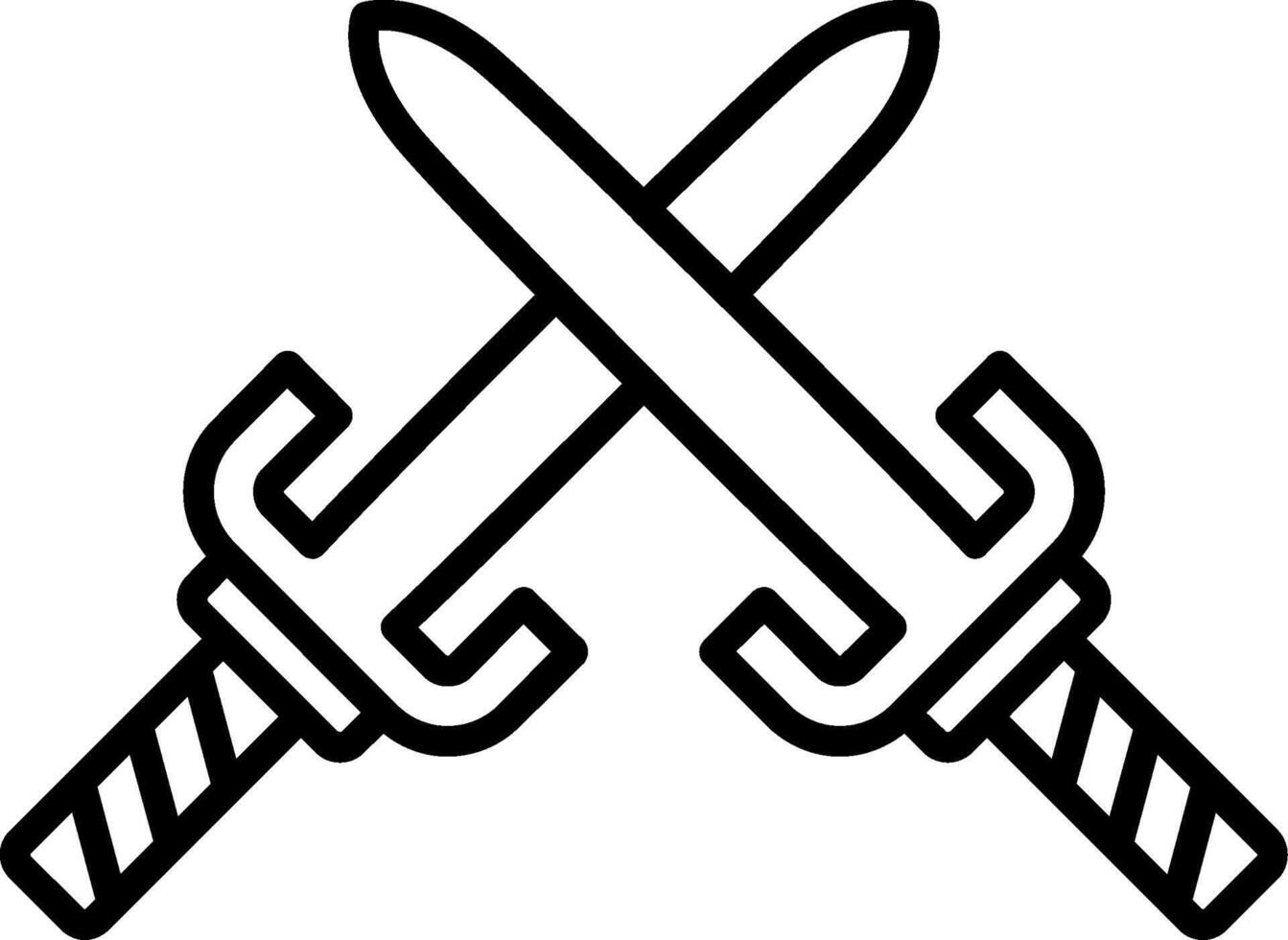 Sai Line Icon vector
