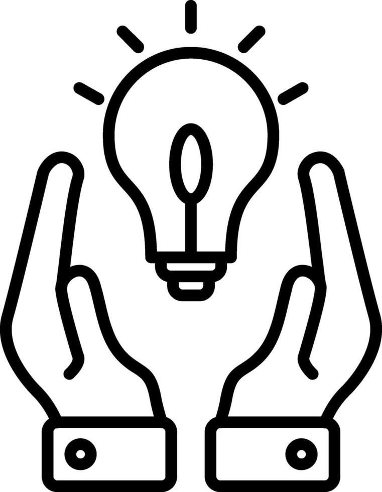 Problem Solving Line Icon vector