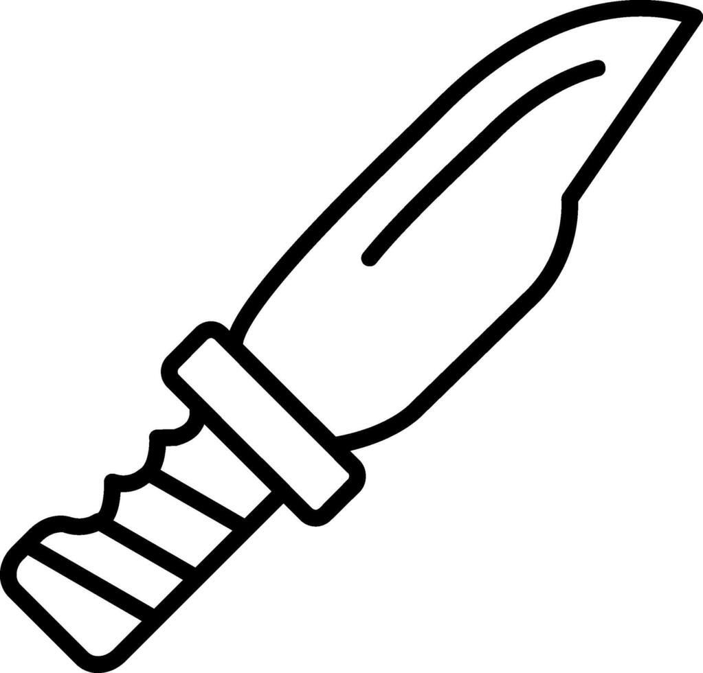 Knife Line Icon vector