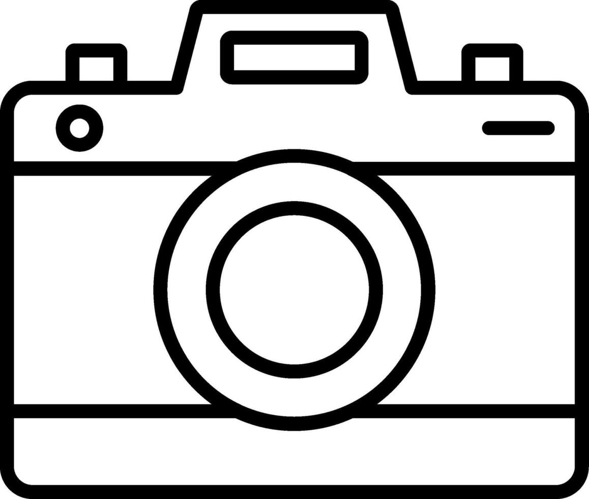 Camera Line Icon vector