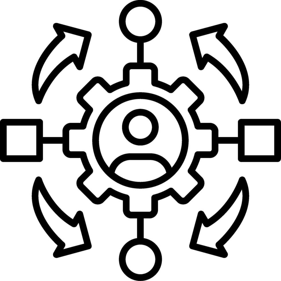 Adaptable Line Icon vector