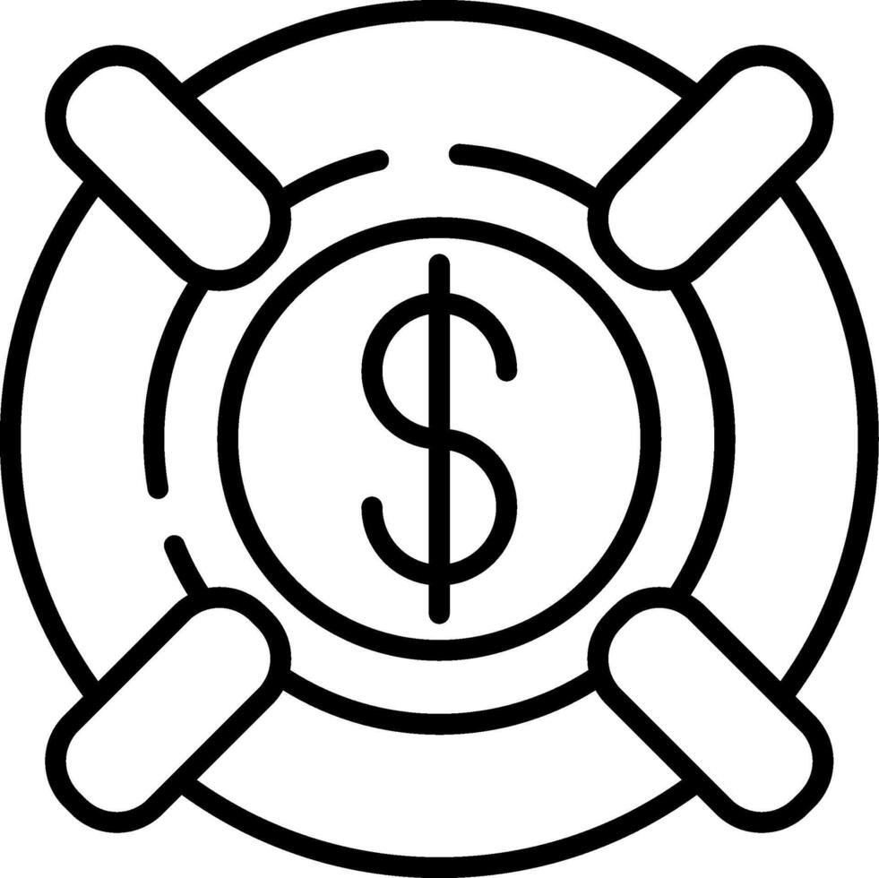 Help Line Icon vector