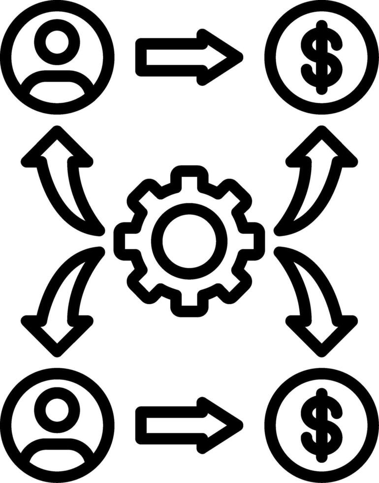 Methodology Line Icon vector