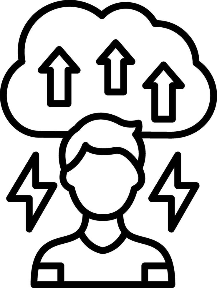 Career Line Icon vector