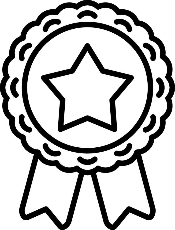 Achievement Line Icon vector