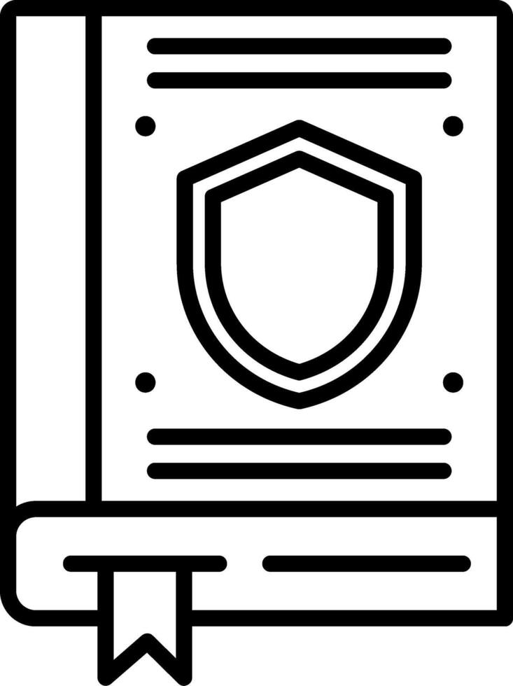 Book Line Icon vector