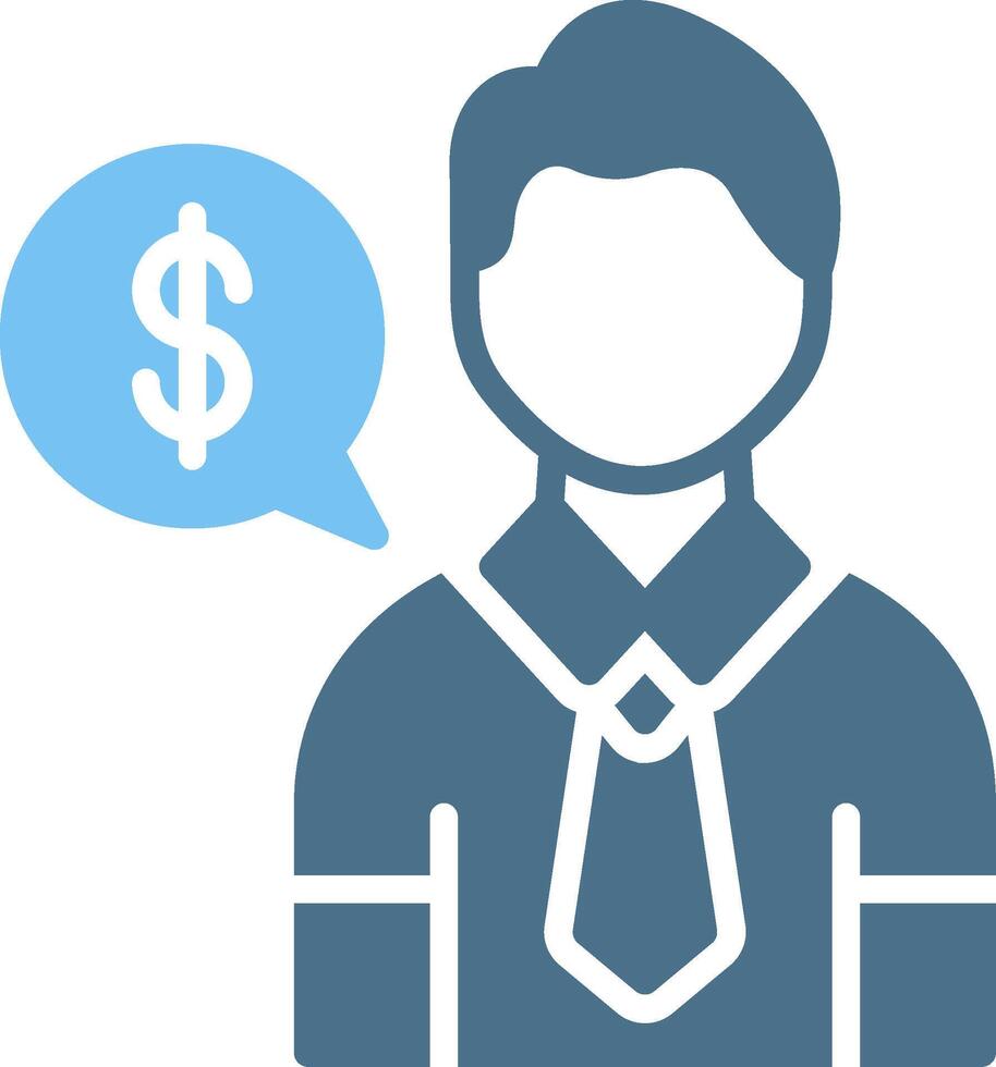 Payment Glyph Two Color Icon Design vector