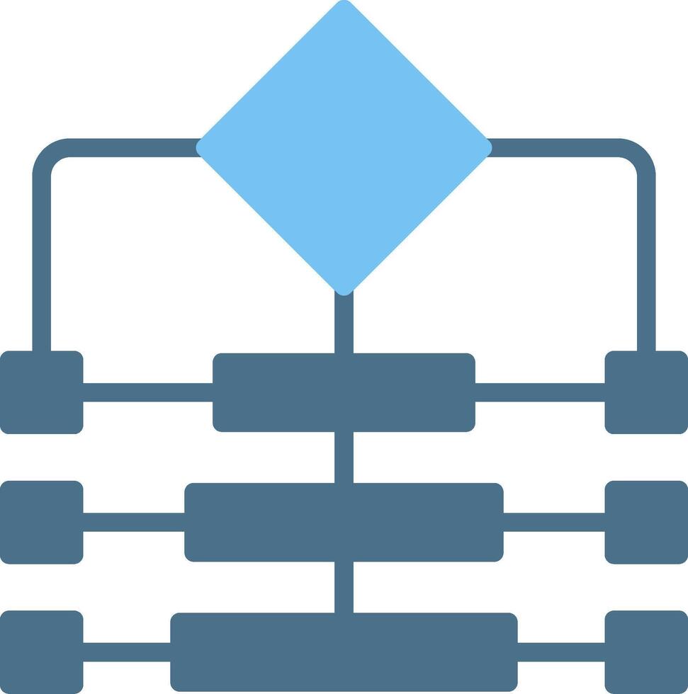 Protocol Glyph Two Color Icon Design vector