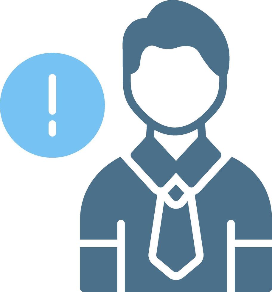 Information Glyph Two Color Icon Design vector