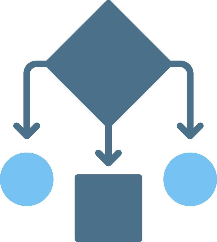 Infrastructure Glyph Two Color Icon Design vector