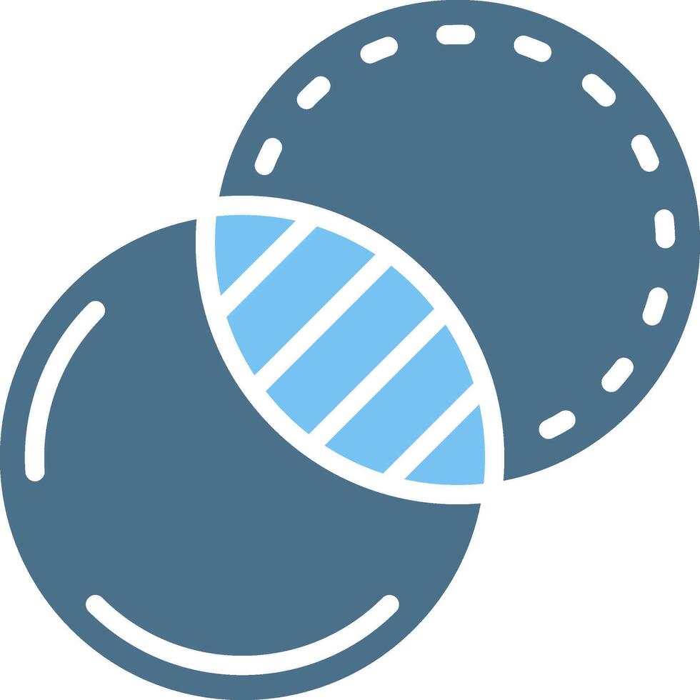 Transparency Glyph Two Color Icon Design vector