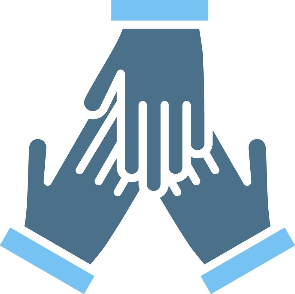 Group Glyph Two Color Icon Design vector