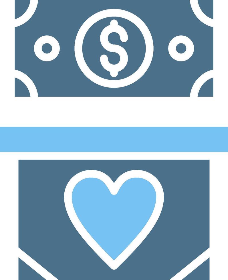 Package Glyph Two Color Icon Design vector