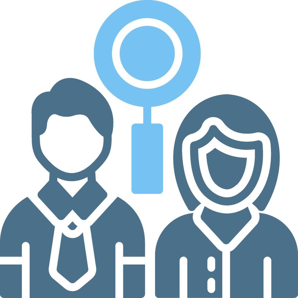 Selection Glyph Two Color Icon Design vector