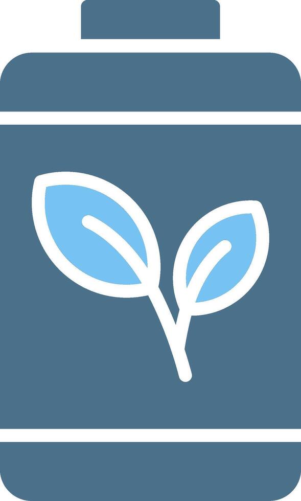Leaf Glyph Two Color Icon Design vector