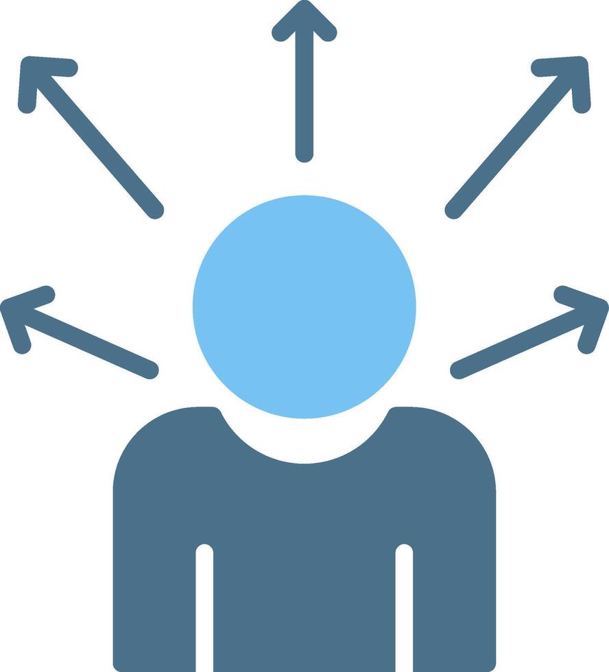 User Glyph Two Color Icon Design vector