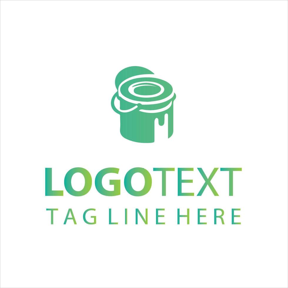 Lustrous Luxe Paint Logo vector