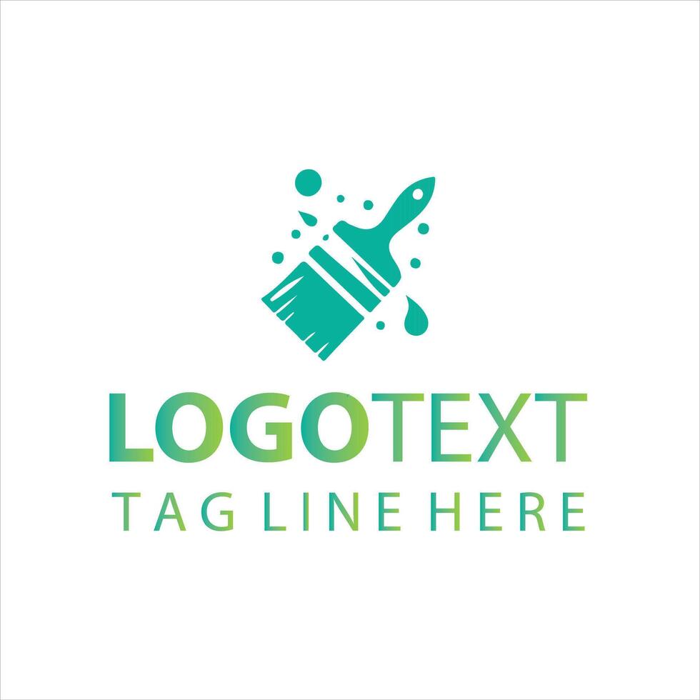 Brilliant Canvas Paint Logo vector