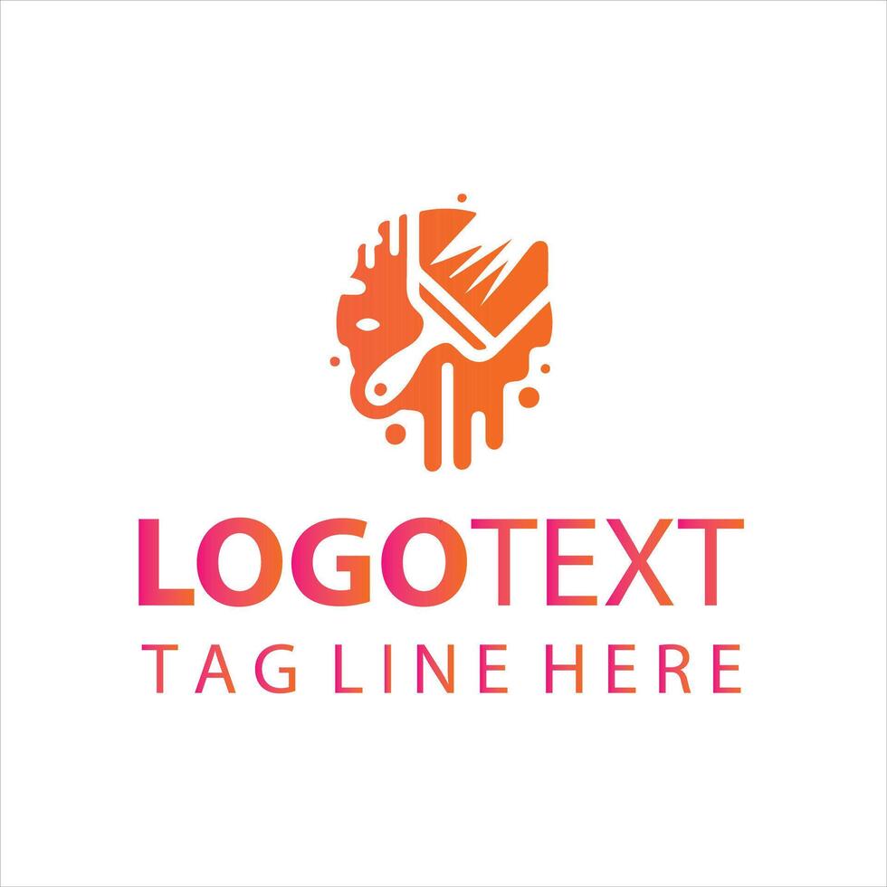 Flash Tint Creations Paint Logo vector