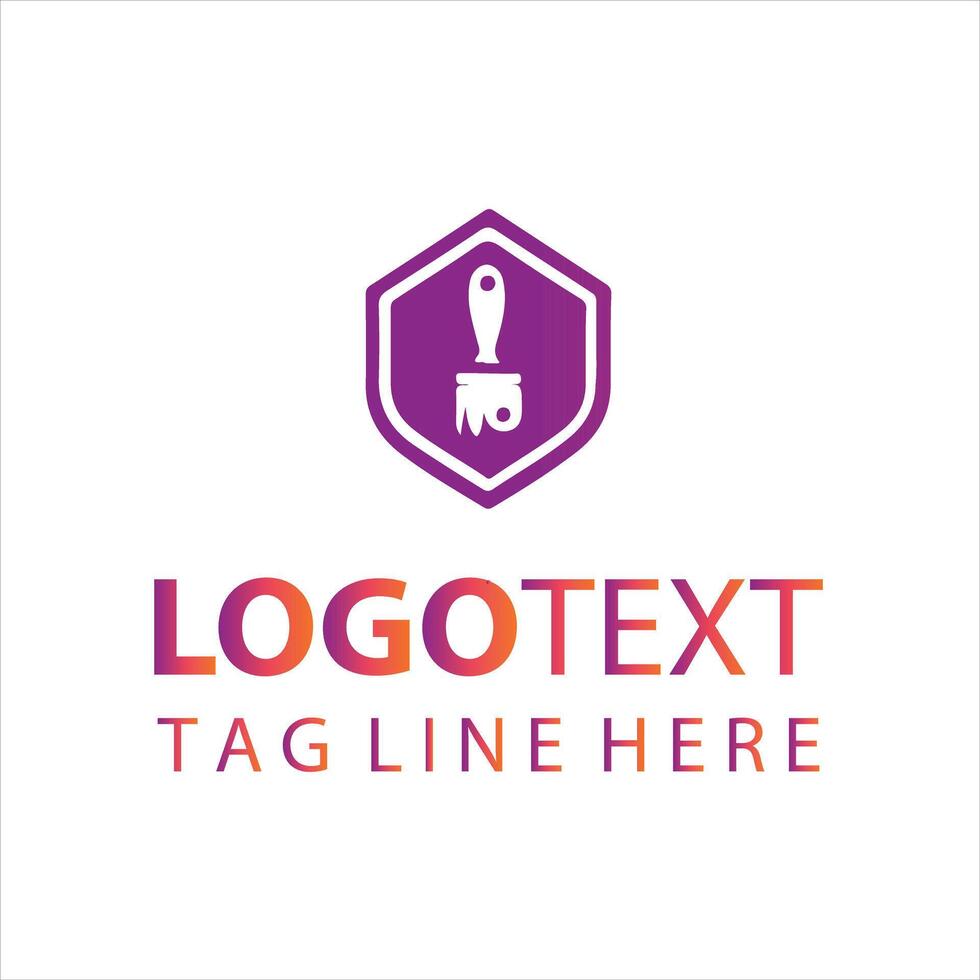 Time less Tint Studios Paint Logo vector