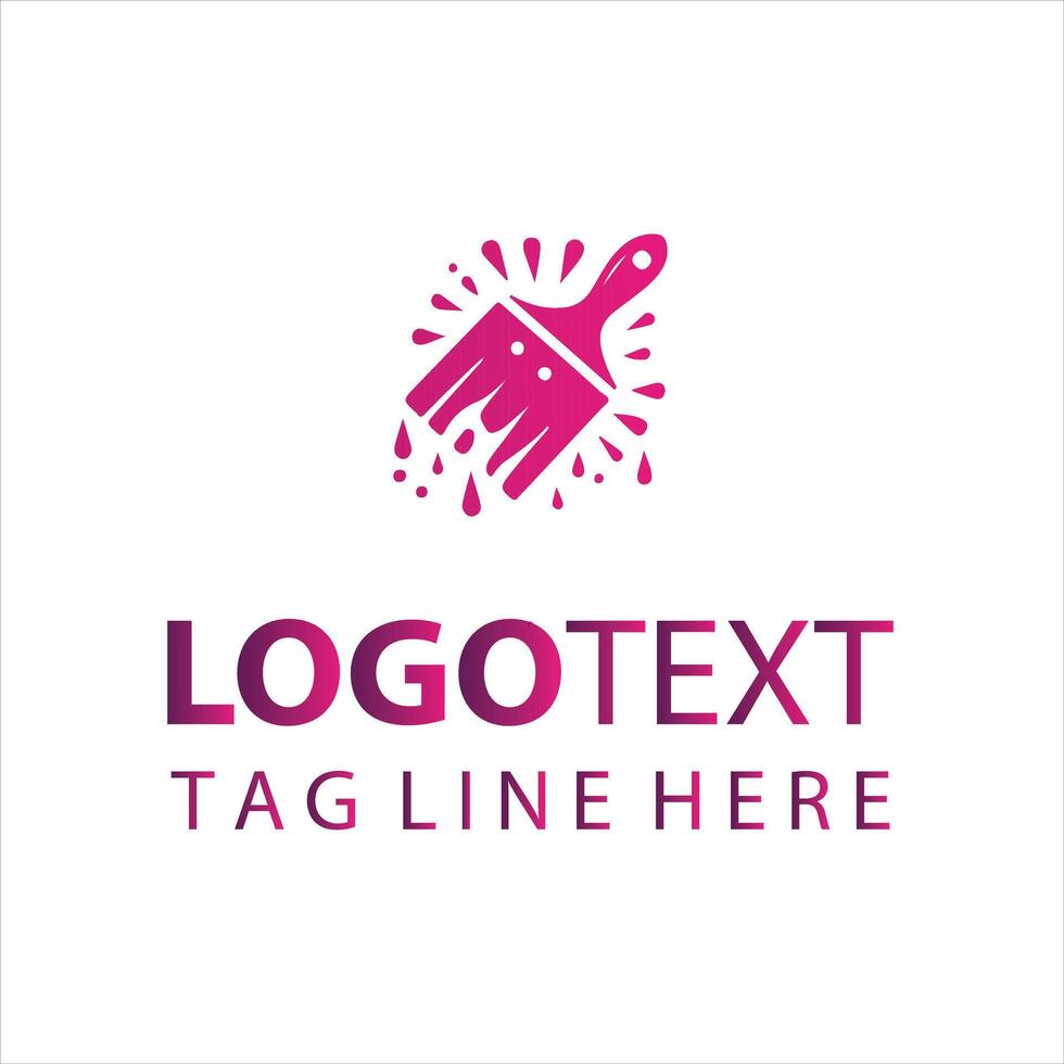 Pro Tint Paint works Logo vector