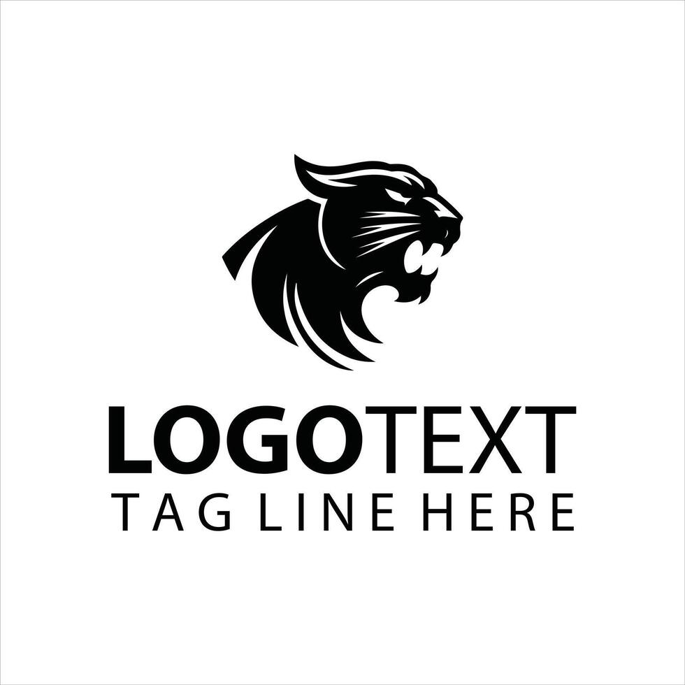 Night Fang Panther Logo vector
