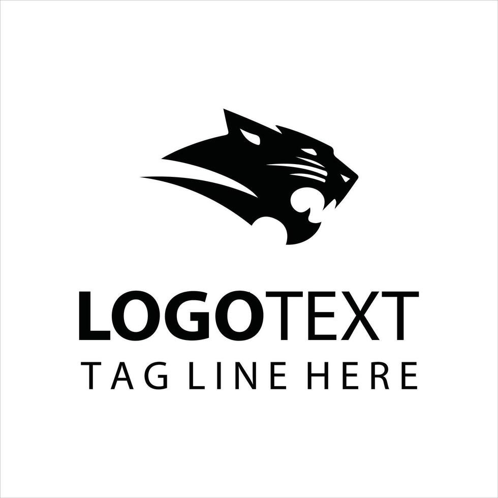 Claw mark Panther Logo vector