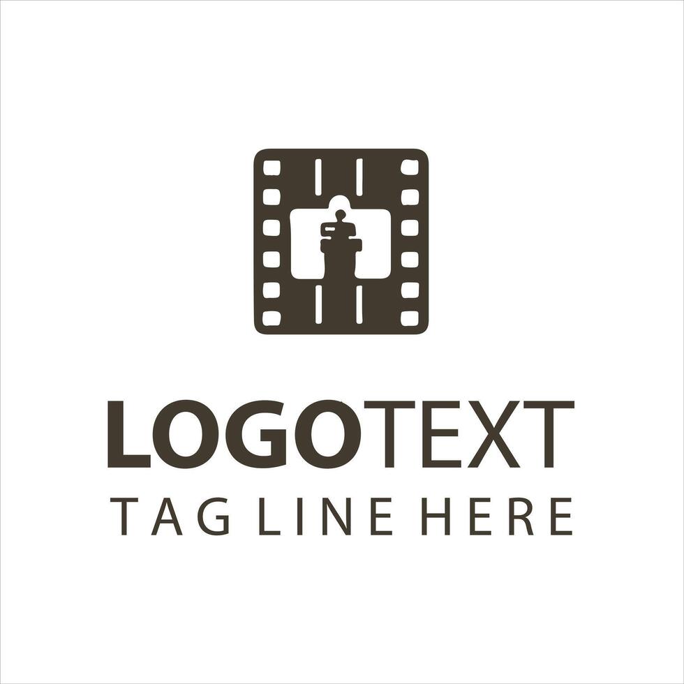 Motion Frame Studios Film Strip Logo vector