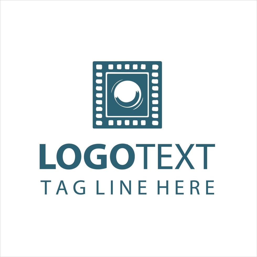 Movie Crafters Film Strip Logo vector