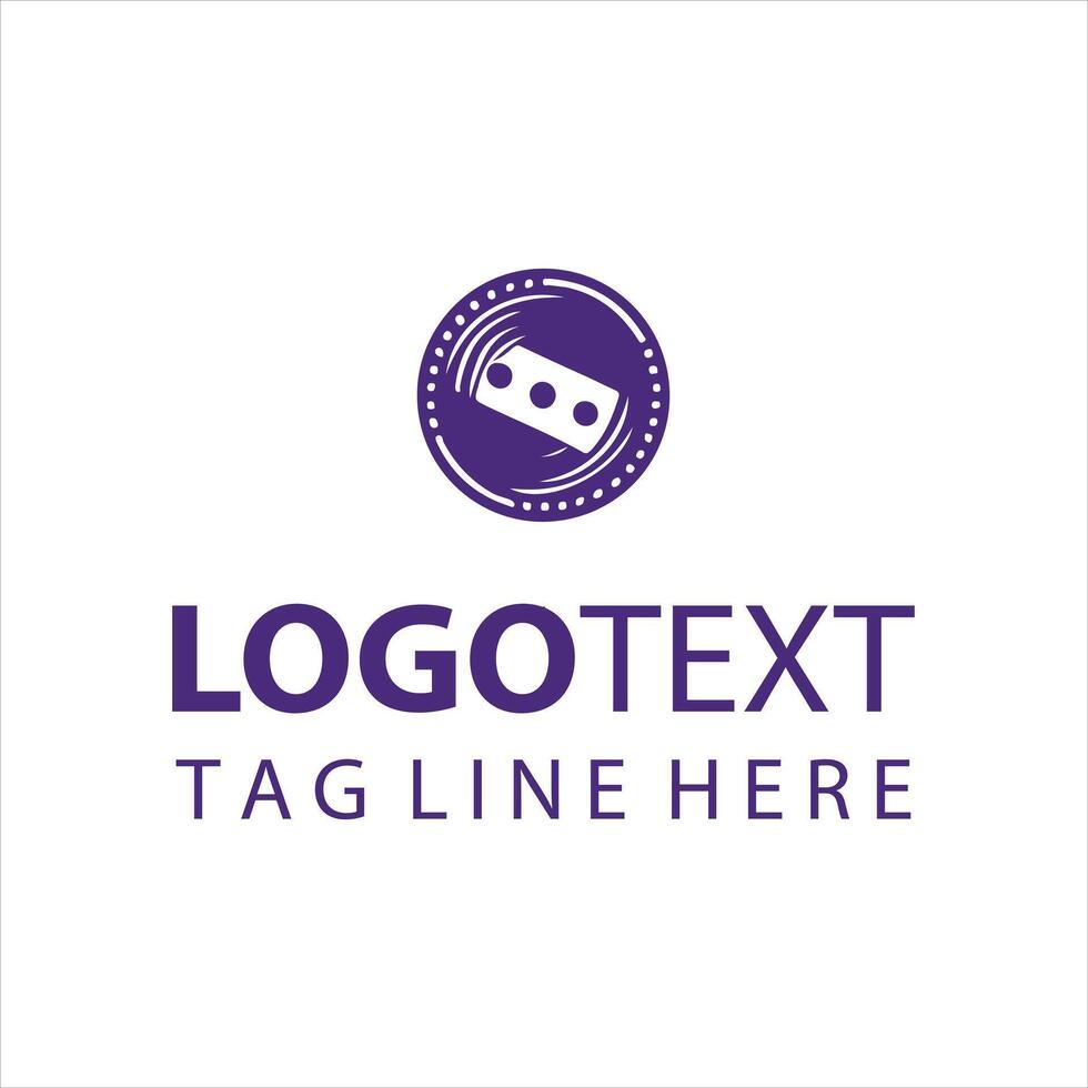 Cine Spool Film Strip Logo vector