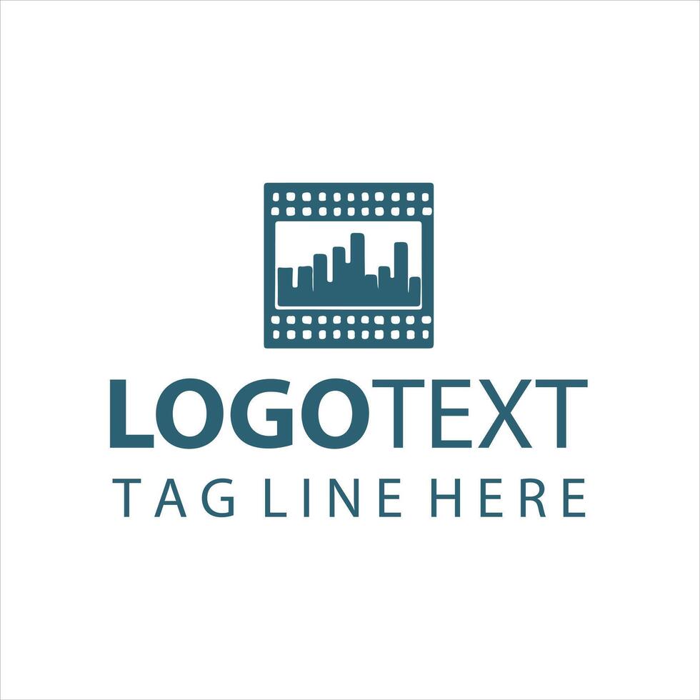 Cine Strip Film Logo vector