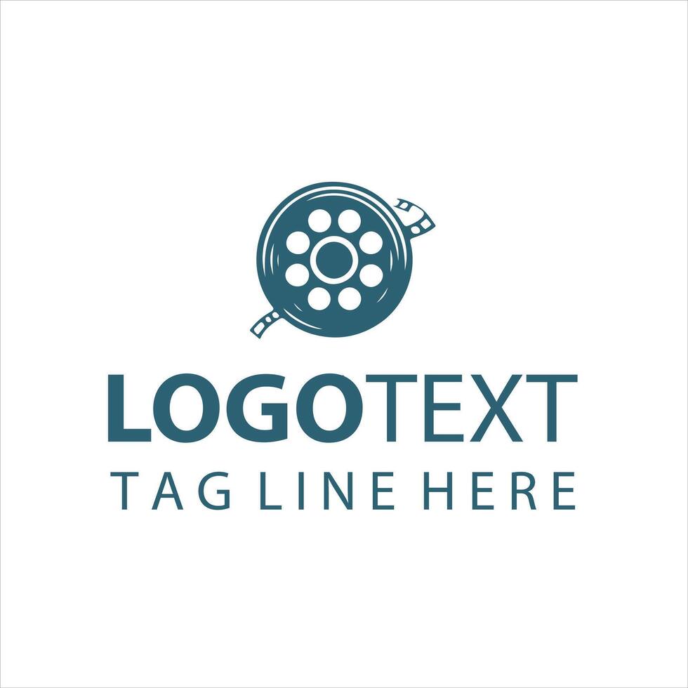 Reel Vision Film Strip Logo vector