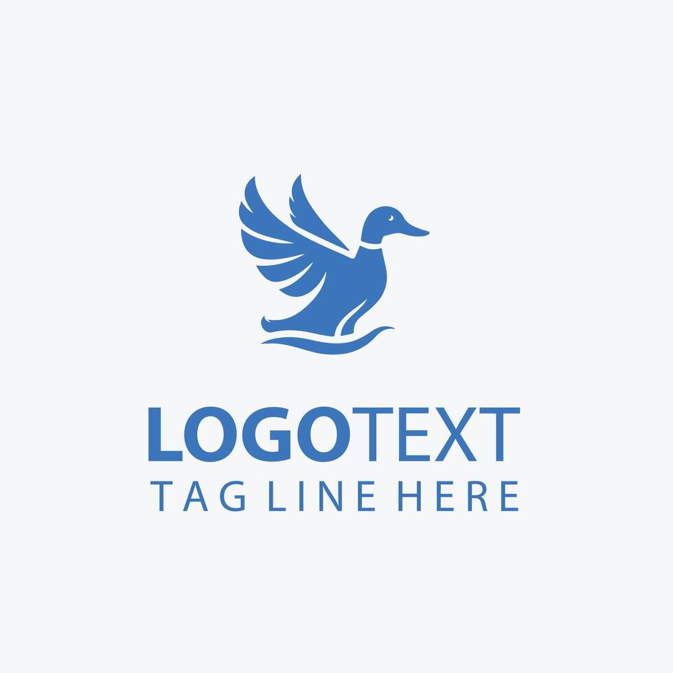 Duck Twist logo vector