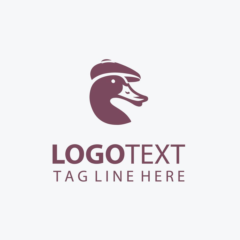 Duck Nest logo vector